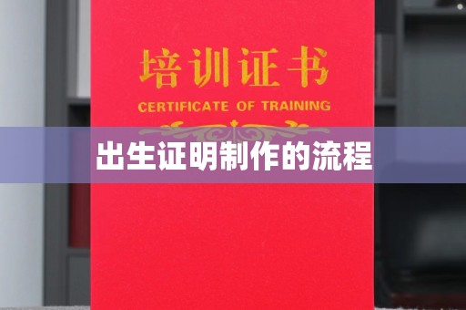 三江出生证明制作的流程