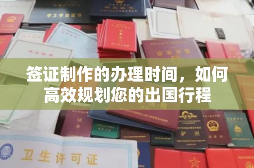 三江签证制作的办理时间，如何高效规划您的出国行程