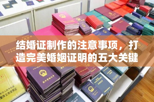 三江结婚证制作的注意事项，打造完美婚姻证明的五大关键点
