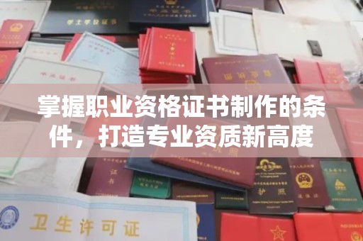 三江掌握职业资格证书制作的条件，打造专业资质新高度